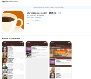 ChristianCafe rating by apple