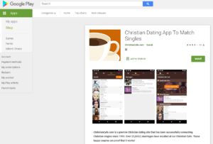 ChristianCafe rating by google