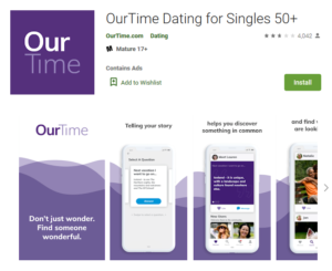 ourtime app google rating