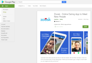 zoosk rating by google